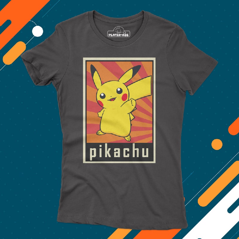 Playera De Pikachu CM Player Ass